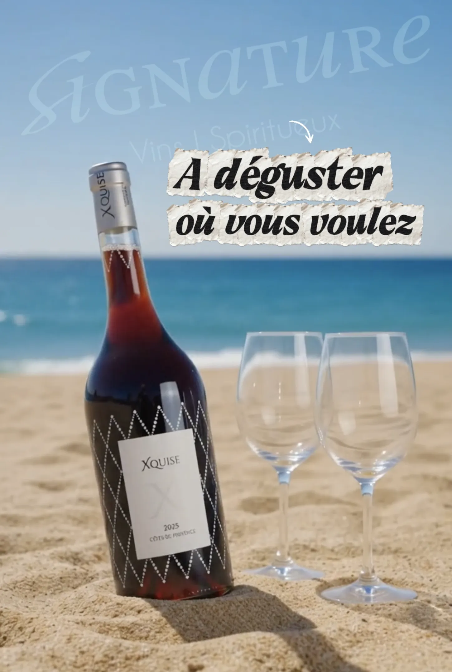 Bouteilles de vin premium de La Cave Signature